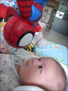 Spidey Meets Tristan For The First Time